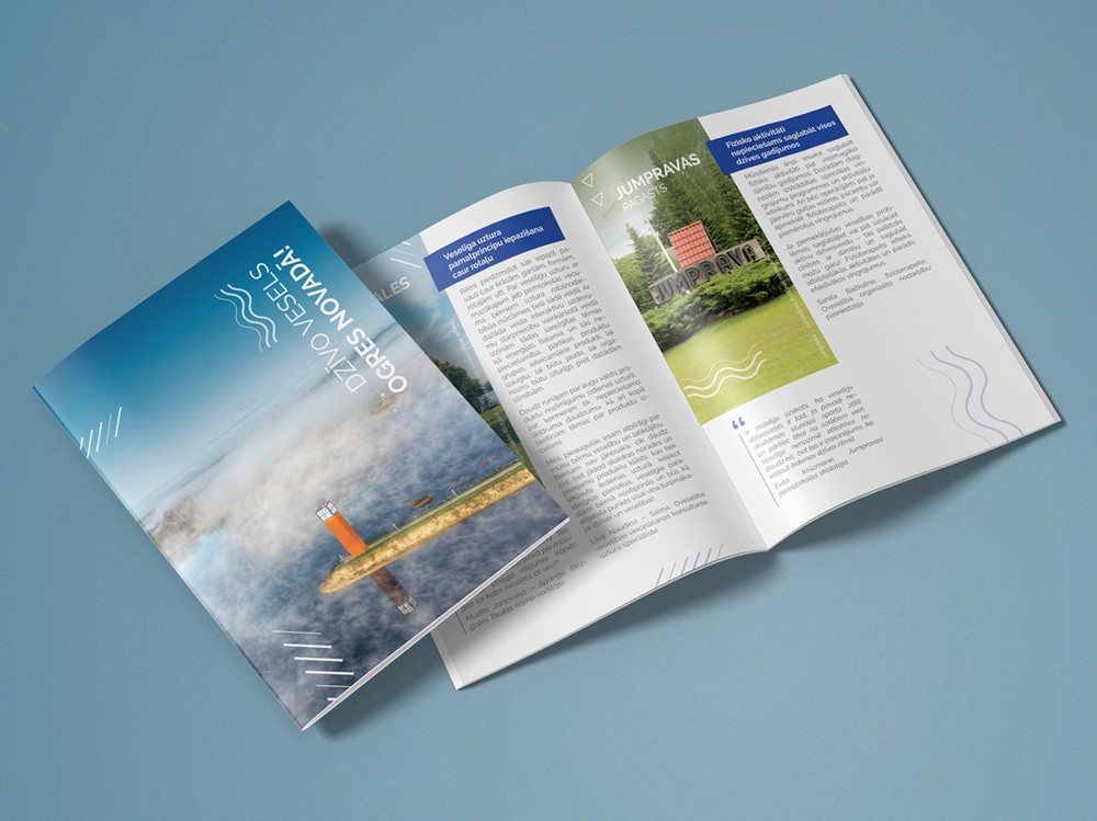Catalogue booklet print sample