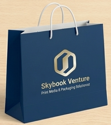 Skybook Venture branded paper bag